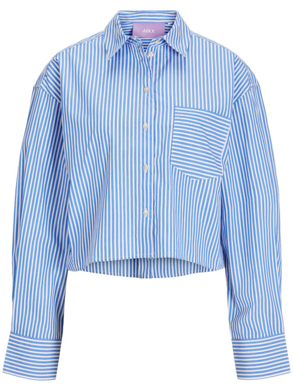 Camicia JJXX Blu bianco Jamie corta 12260549 /Navy Blazer JJXX 