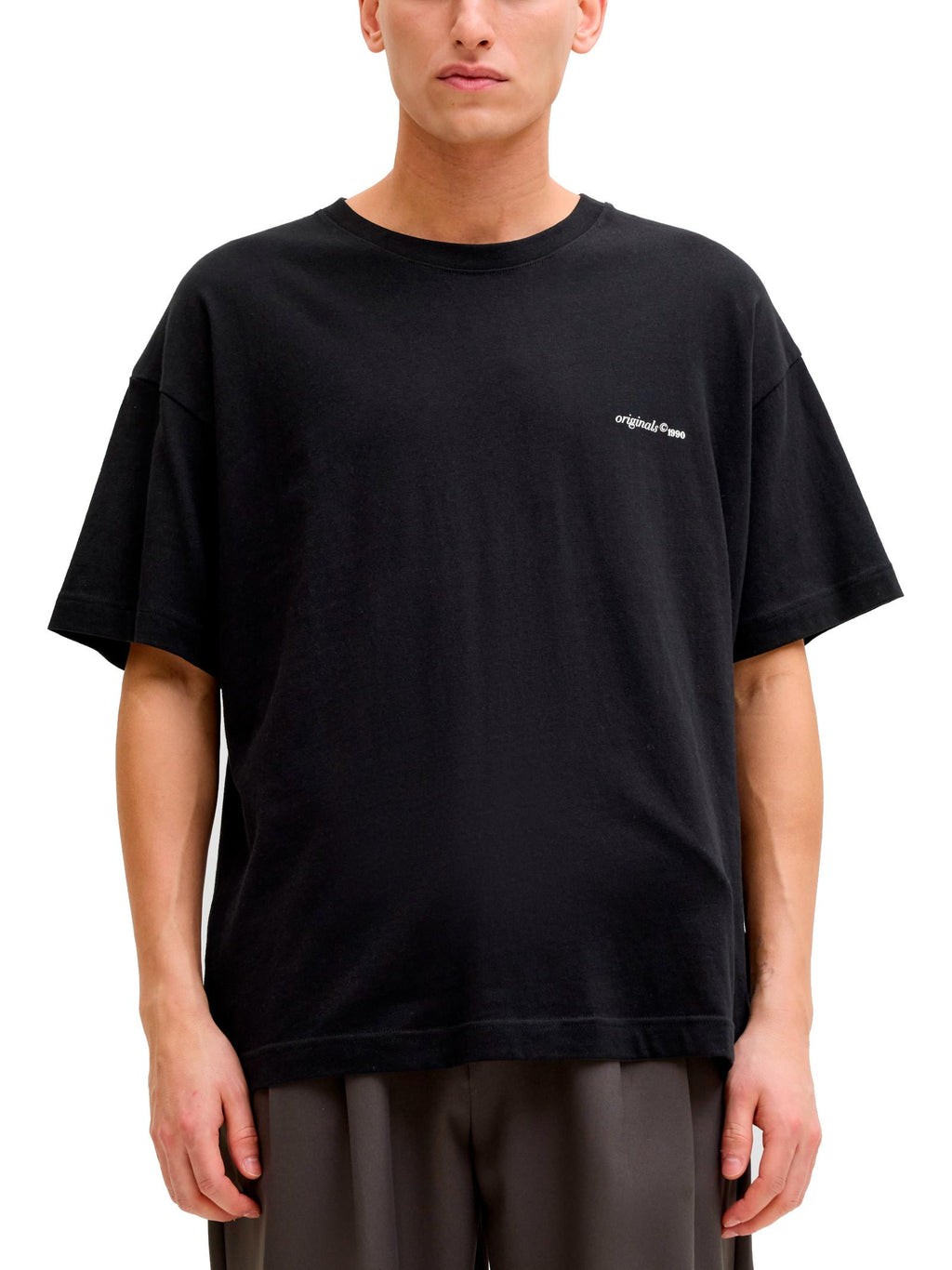 T-shirt Jack & Jones Nero Graphic stampa 12290892 /Black JACK & JONES 