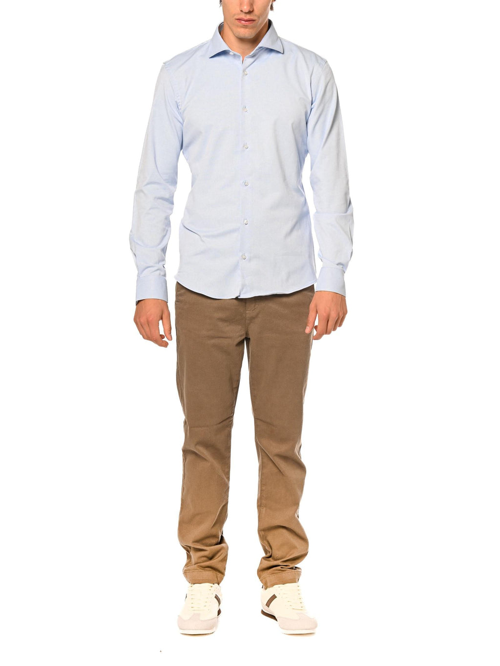 Camicia Seinse Celeste microfantasia CI1059 CELESTE SEINSE 