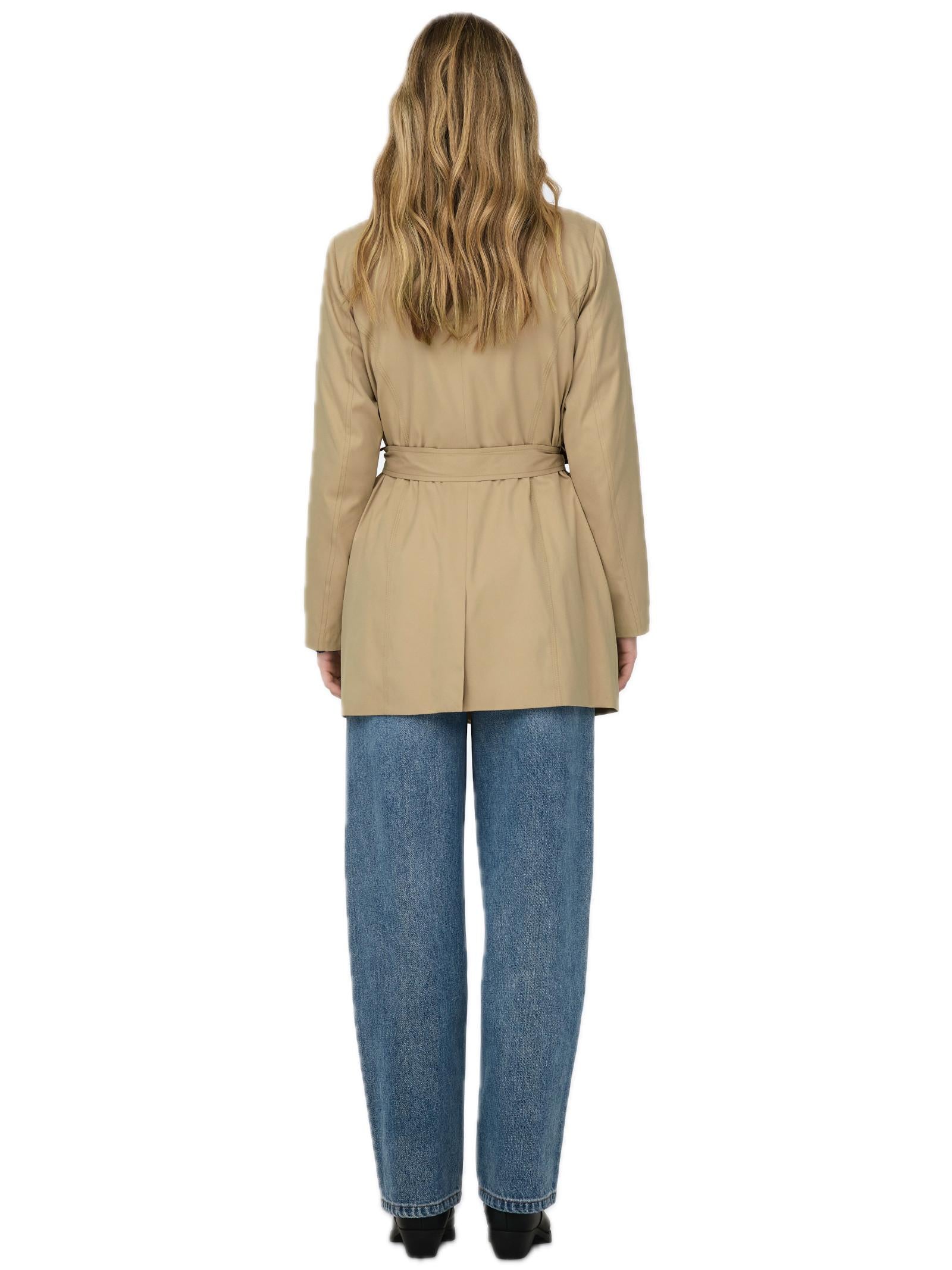 Trench Only Beige Valeria doppiopetto 15191821 /Ginger Root ONLY 