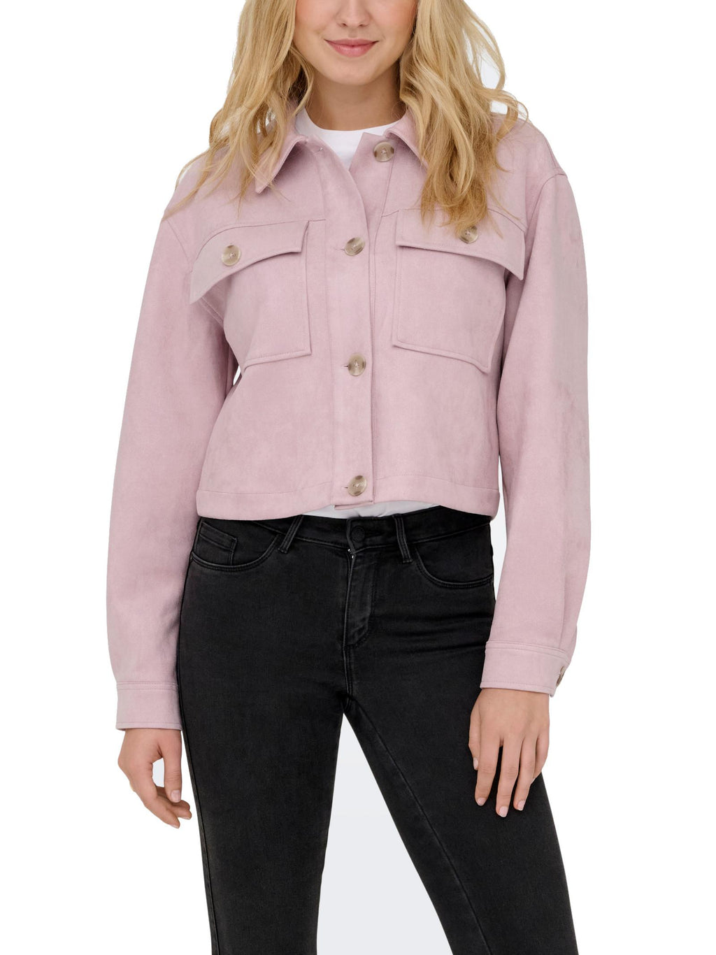 Giacca Only Belicia Rosa scamosciata 15362889 /Burnished Lilac ONLY 