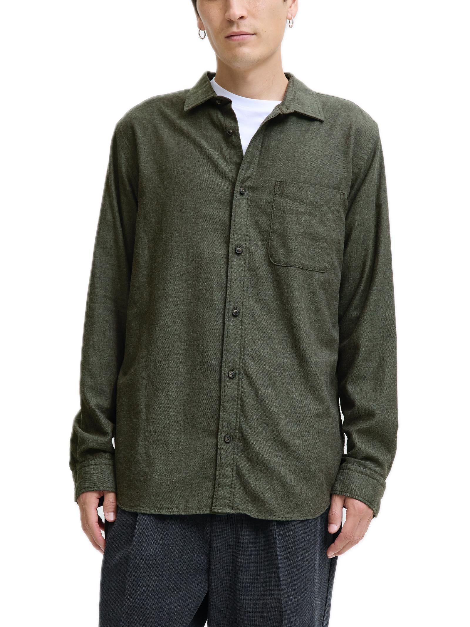 Camicia Jack & Jones Classic Verde Bosco 12278416 /Rosin JACK & JONES 