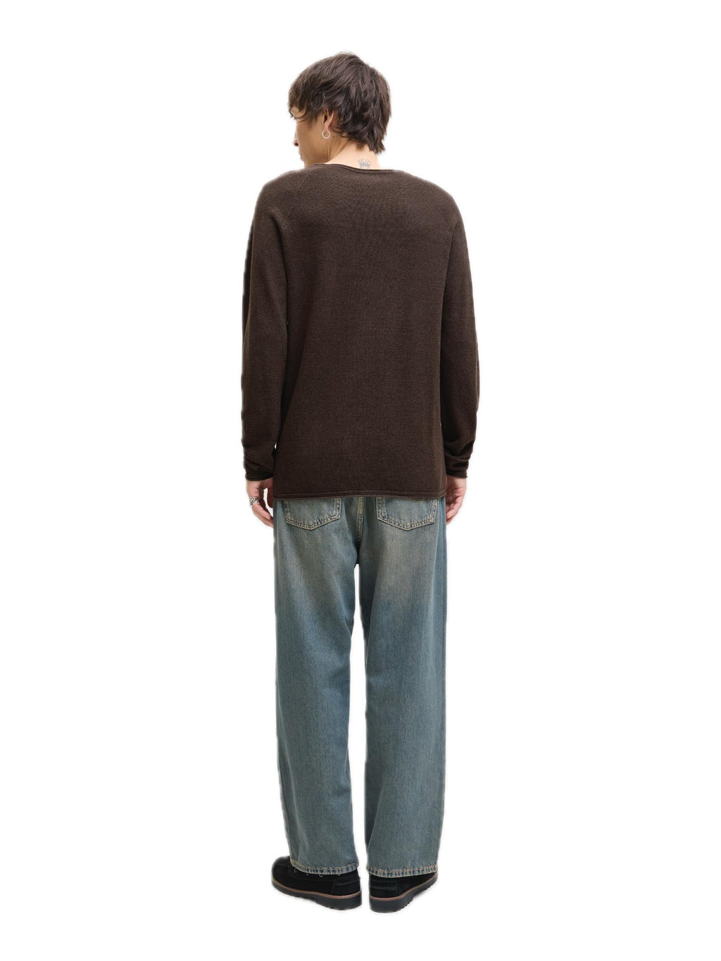 Maglia Jack & Jones Hill Marrone girocollo 12157321 /Delicioso JACK & JONES 