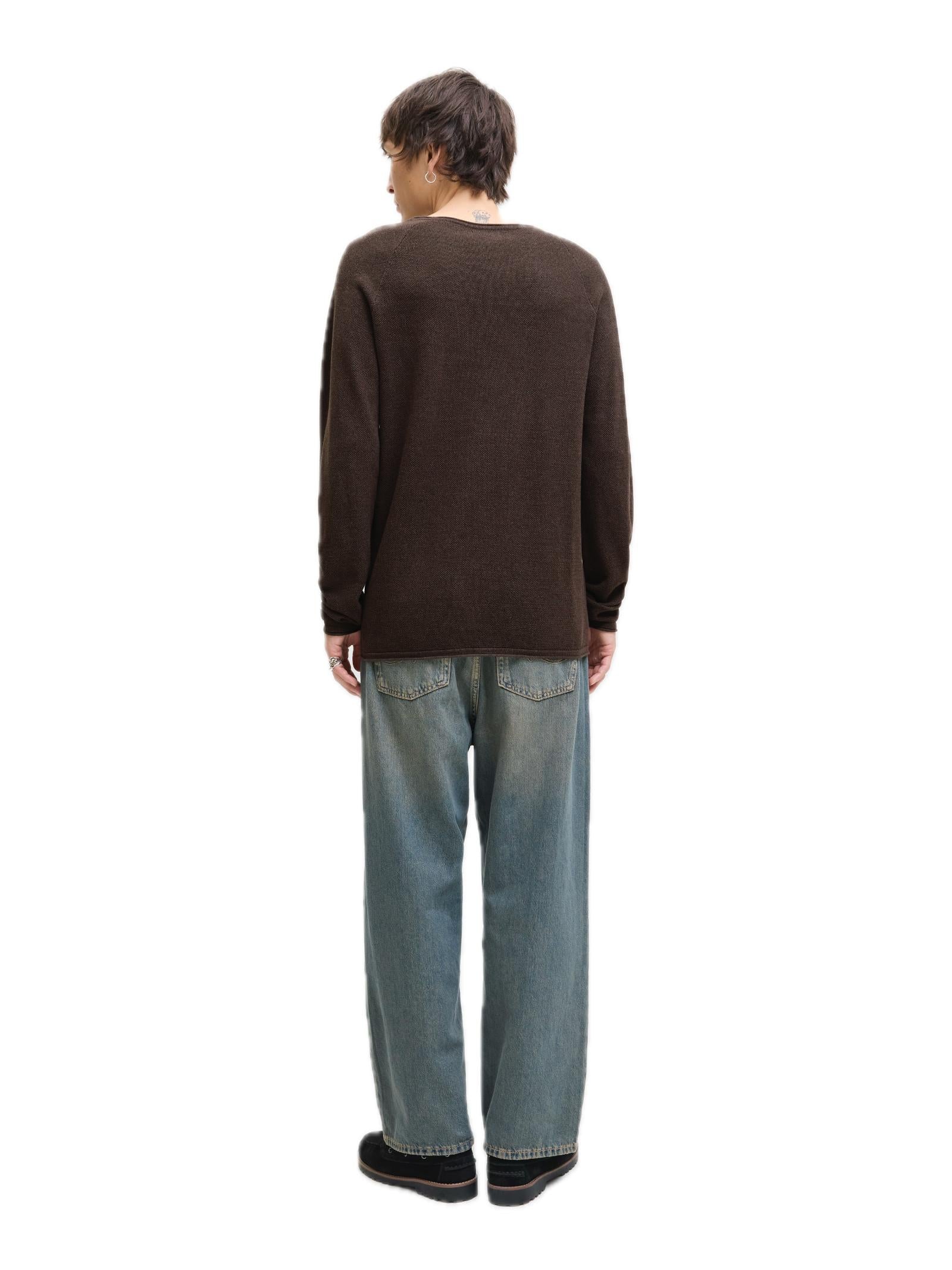 Maglia Jack & Jones Hill Marrone girocollo 12157321 /Delicioso JACK & JONES 
