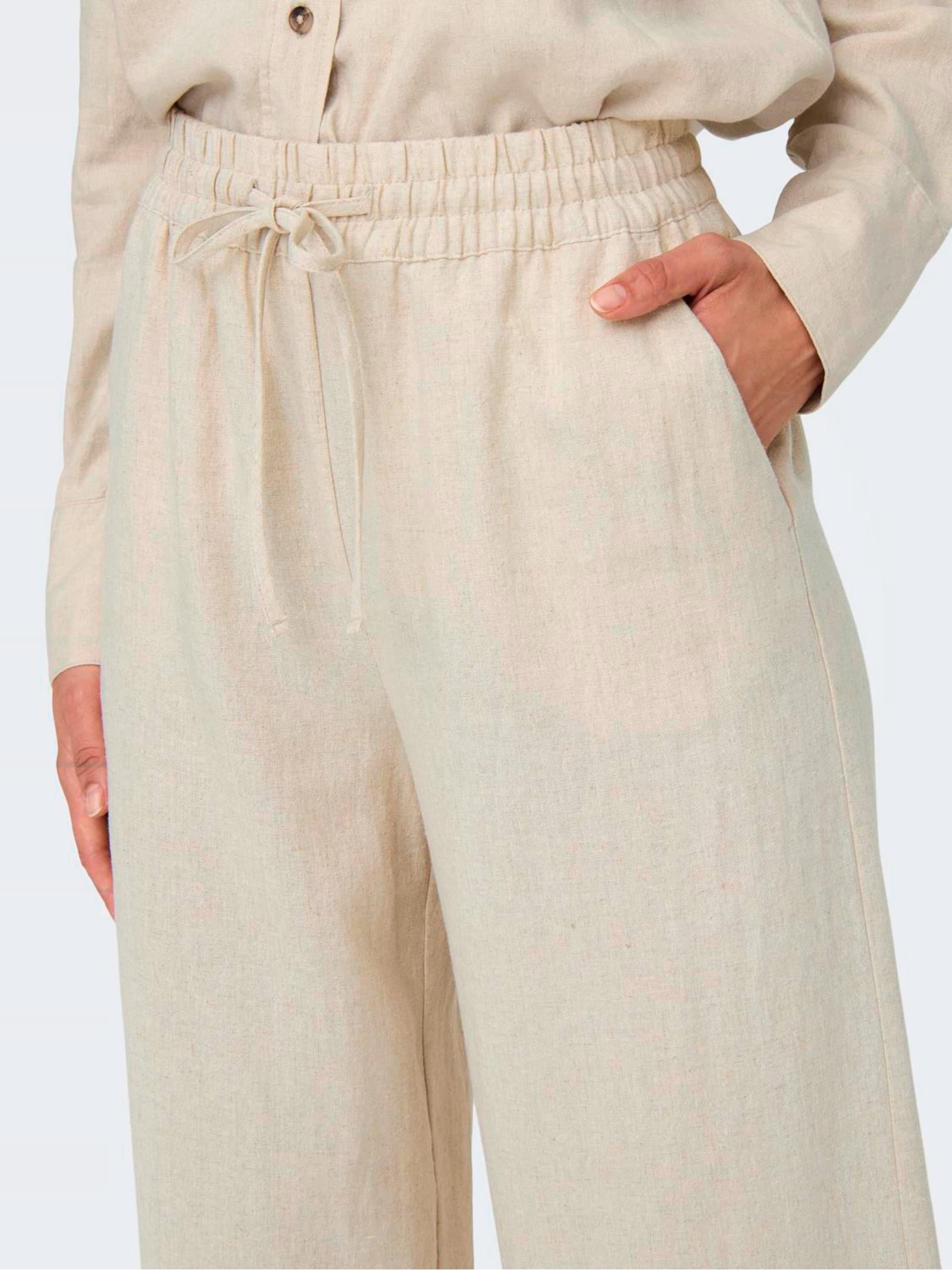 Pantalone JDY Beige Say Loose 15318361 /Oatmeal JDY 