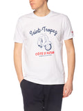 T-shirt Superculture Bianco Saint Tropez A1835 BIANCO SUPERCULTURE 