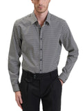 Camicia Uomo pied e poul manica lunga Bianco Nera GL7793S BIANCO NERO GIANNI LUPO 