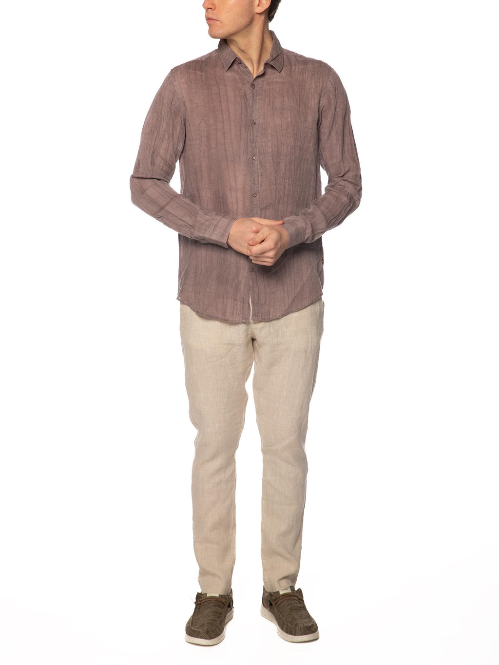 Camicia Gianni Lupo Malva mussolina GL7831S MALVA GIANNI LUPO 