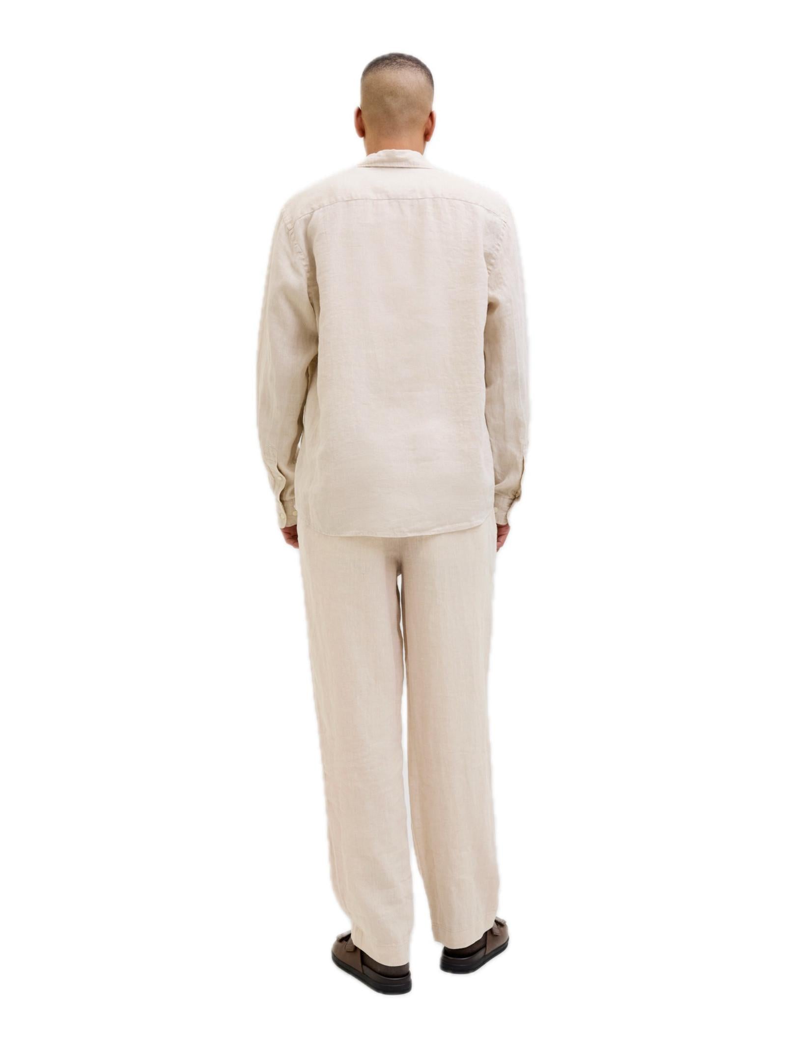 Chino Jack & Jones Lawrence Beige in lino 12253120 /Silver Lining JACK & JONES 