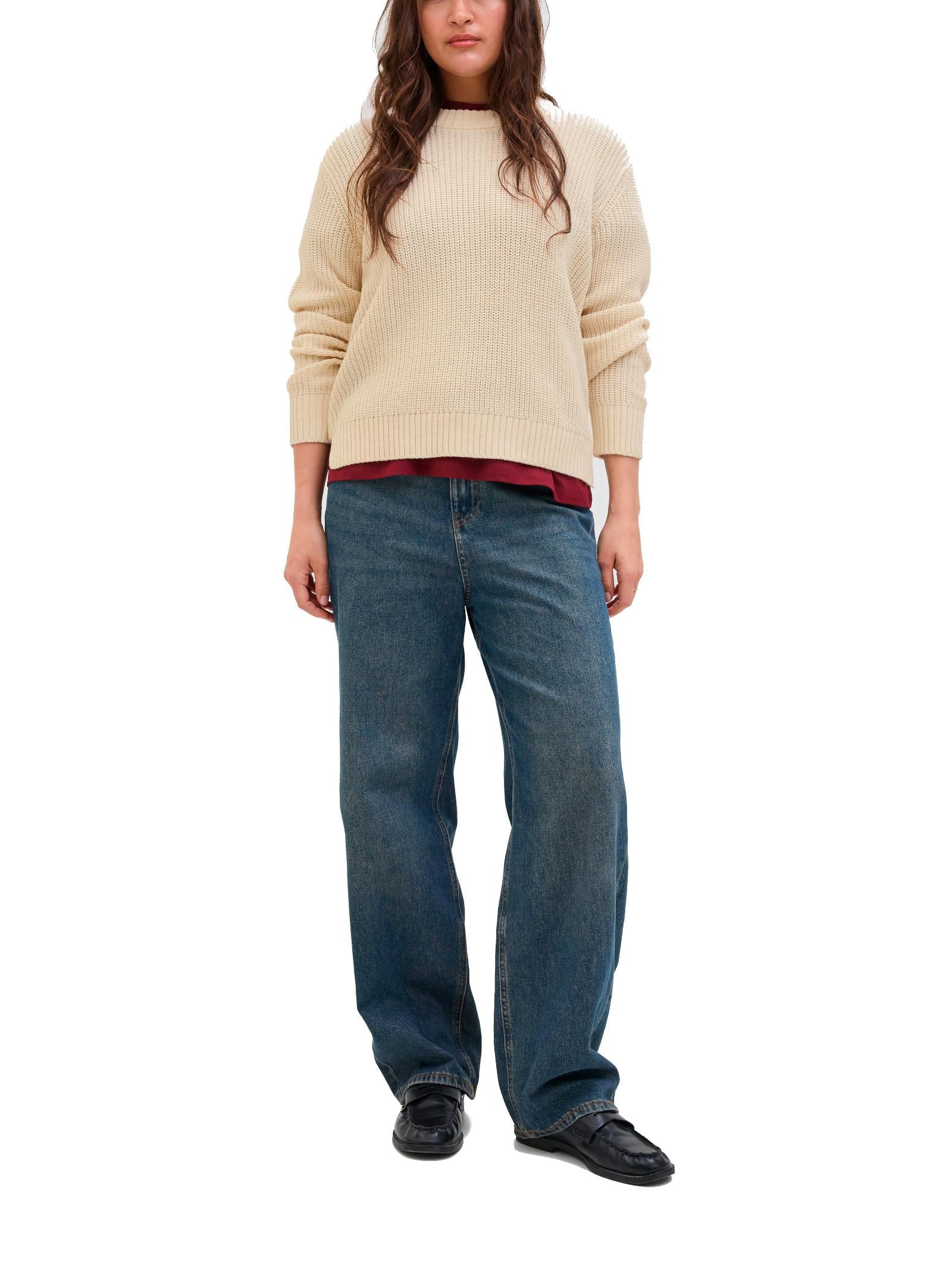 Maglia JJXX Global Panna Loose 12288012 /Moonbeam JJXX 