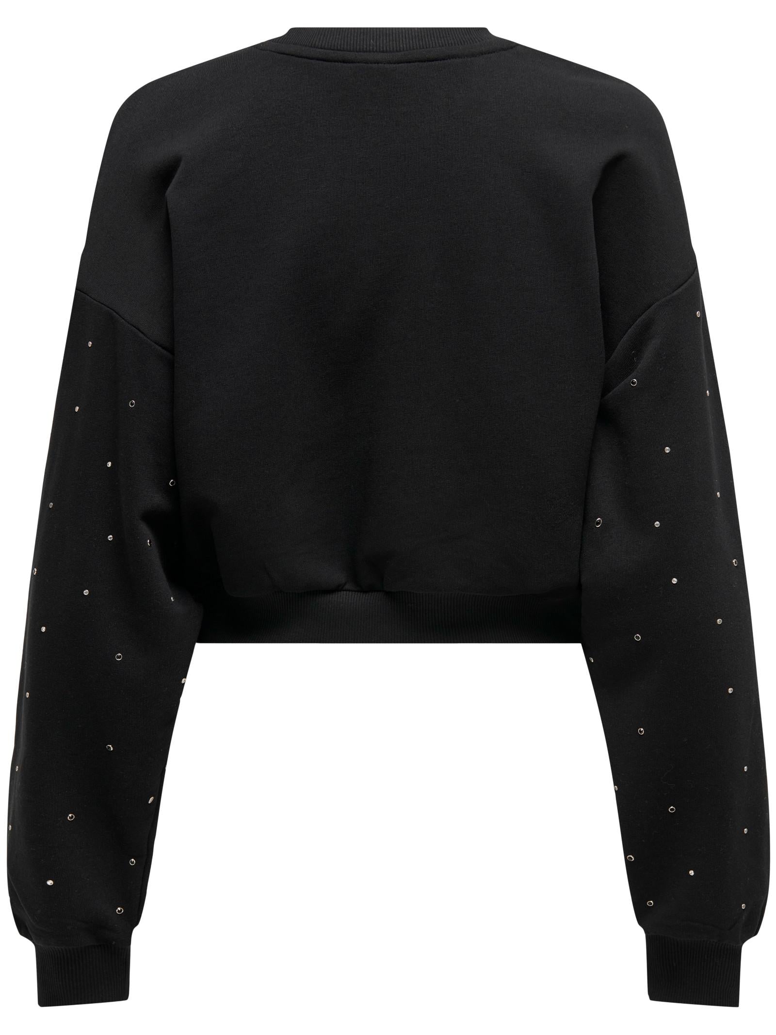 Felpa Only Nera Globe con glitter 15342983 /Black ONLY 