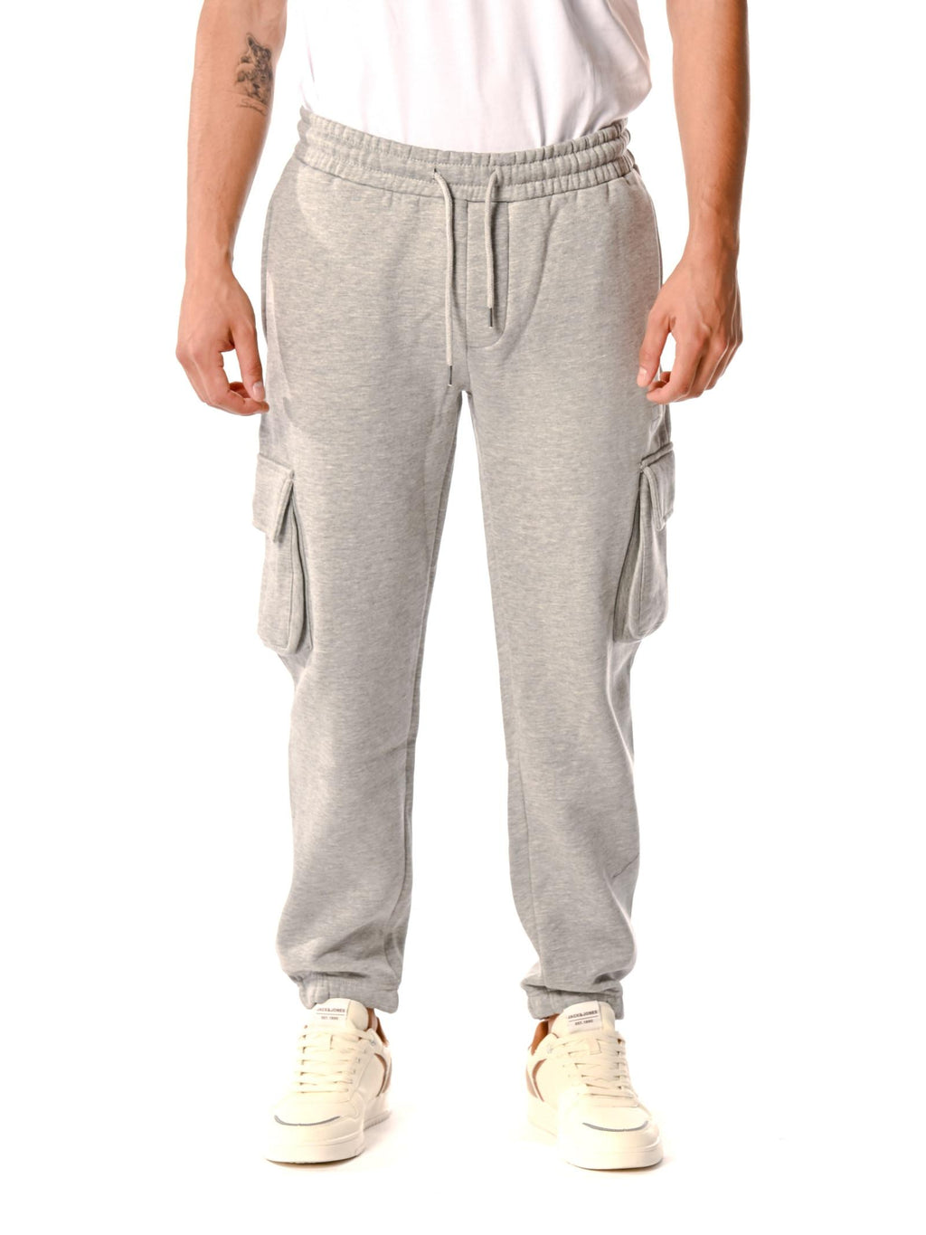 Pantalone Urban Ring Grigio in felpa cargo UR9120071 GRIGIO URBAN RING 