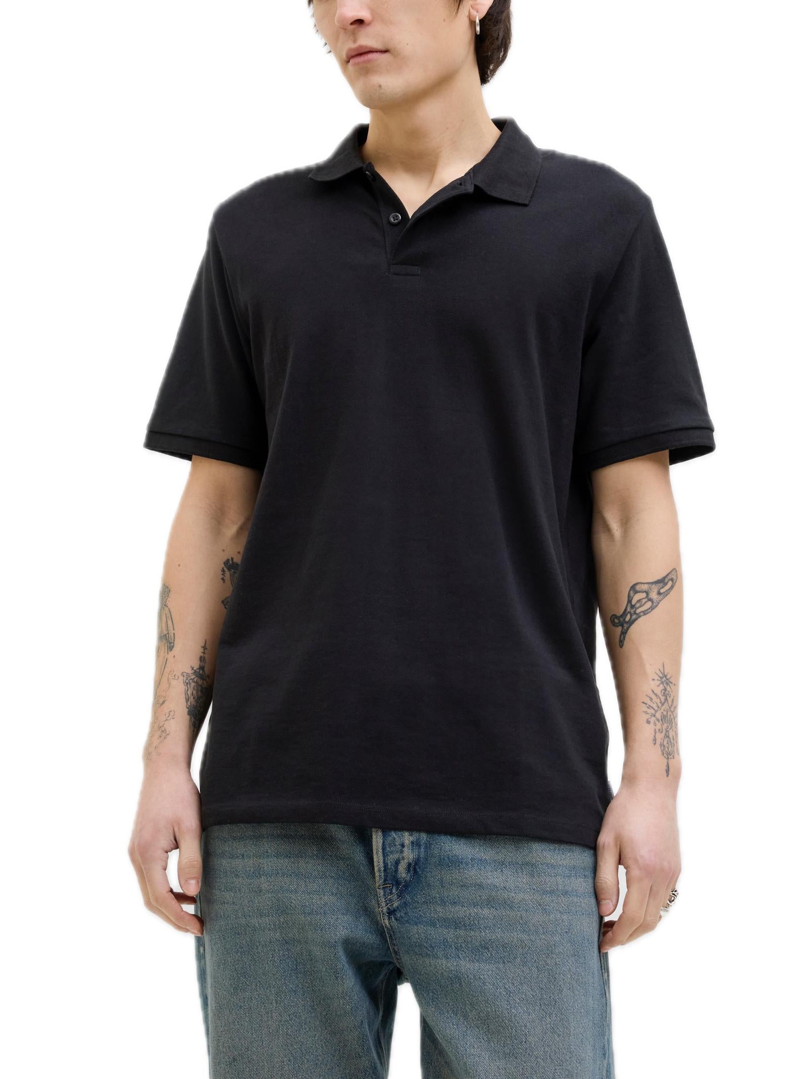 Polo Jack & Jones Nero Kane 12270150 /Black JACK & JONES 
