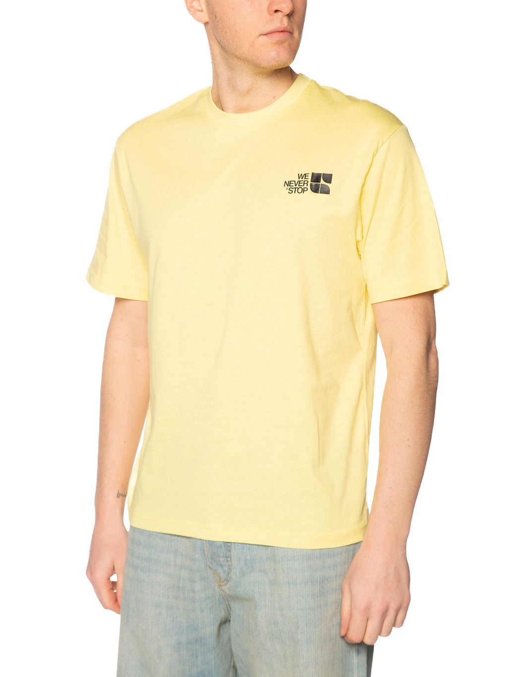 T-shirt Urban Ring Giallo stampa retro UR1110032 GIALLO URBAN RING 