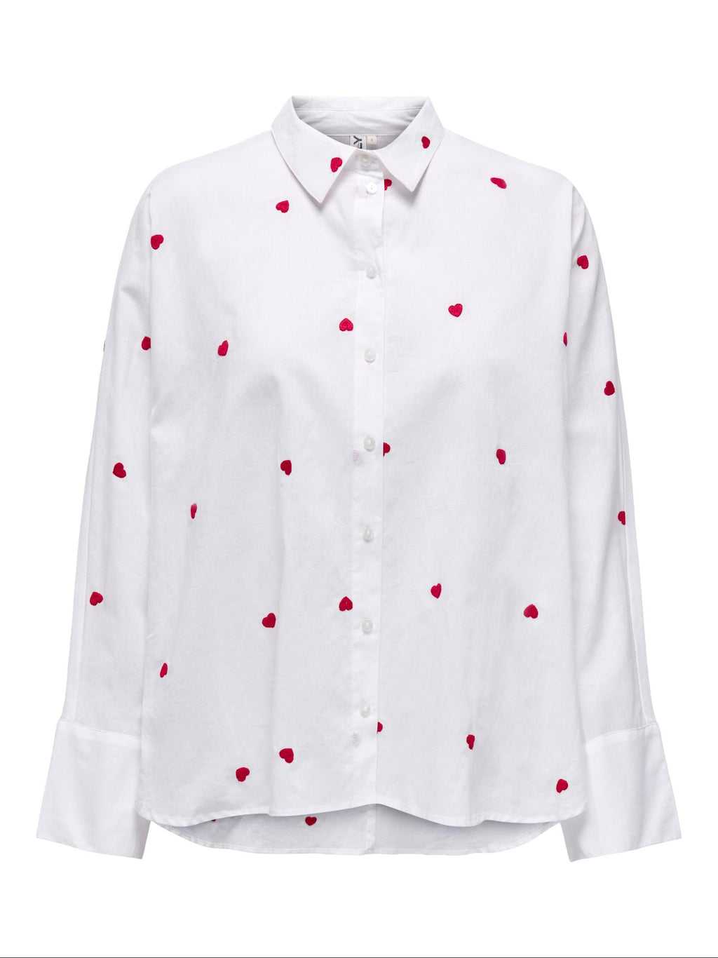 Camicia Only Bianco Lina polsini ampi 15283743 /Heart Bright ONLY 
