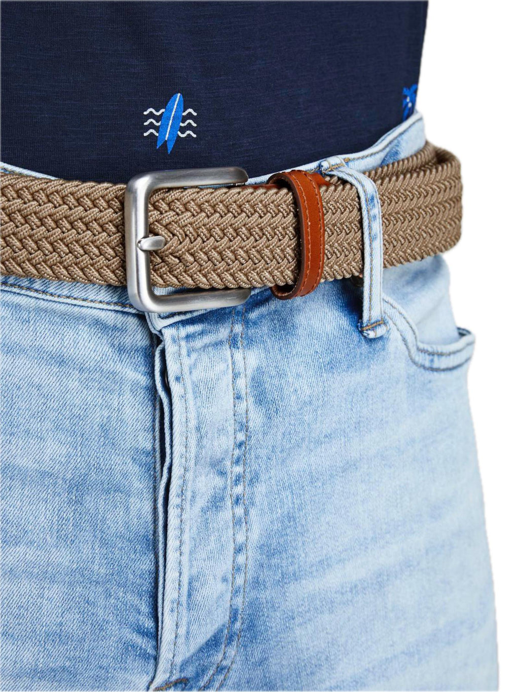 Cintura Jack & Jones Beige Spring corda 12118114 INCENSE JACK & JONES 