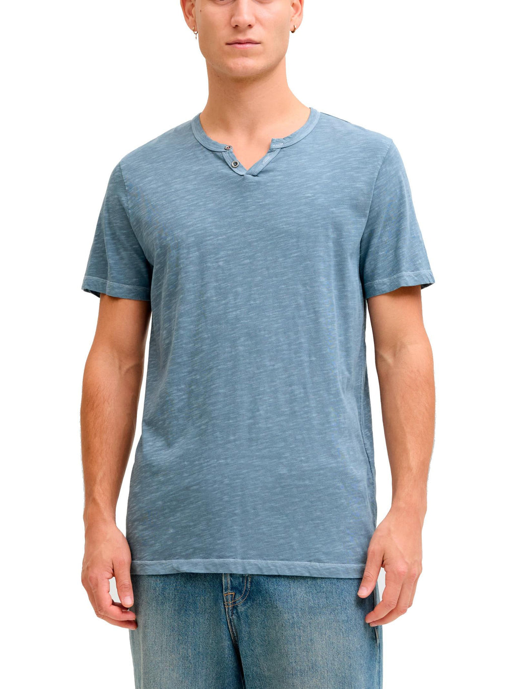 T-shirt Jack & Jones Avio Acqua marina scollo a V 12164972 /Blue Mirage JACK & JONES 