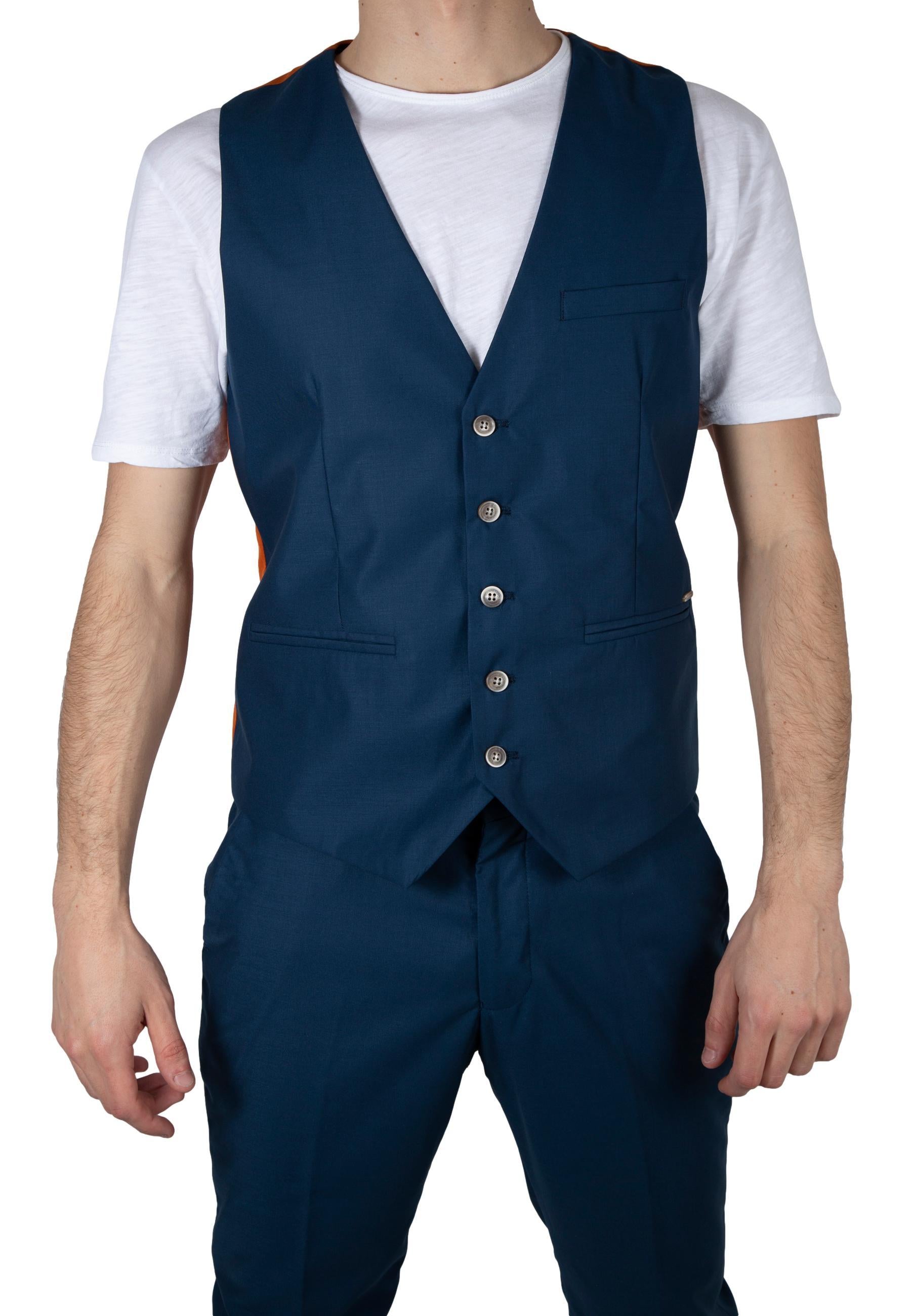 Gilet Gianni Lupo Uomo Blu