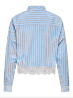 Camicia Only Celeste Khalida a righe 15367450 /Chambray Blue ONLY 