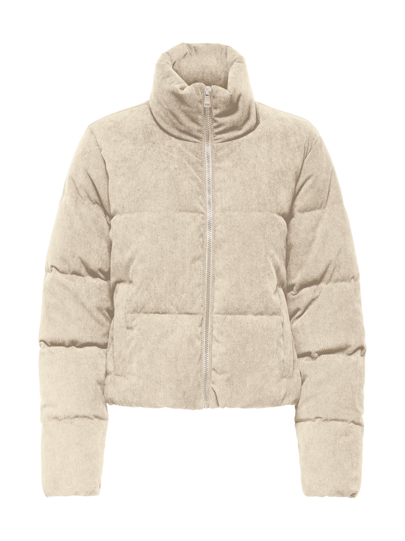Giubbotto Only Cammie Panna colletto alto 15352821 /Whitecap Gray ONLY 