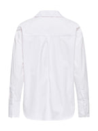 Camicia Only Bianco Nilda con strass 15366765 /Bright White ONLY 