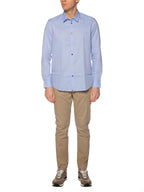 Camicia Seinse Celeste microfantasia CE1090 CELESTE SEINSE 