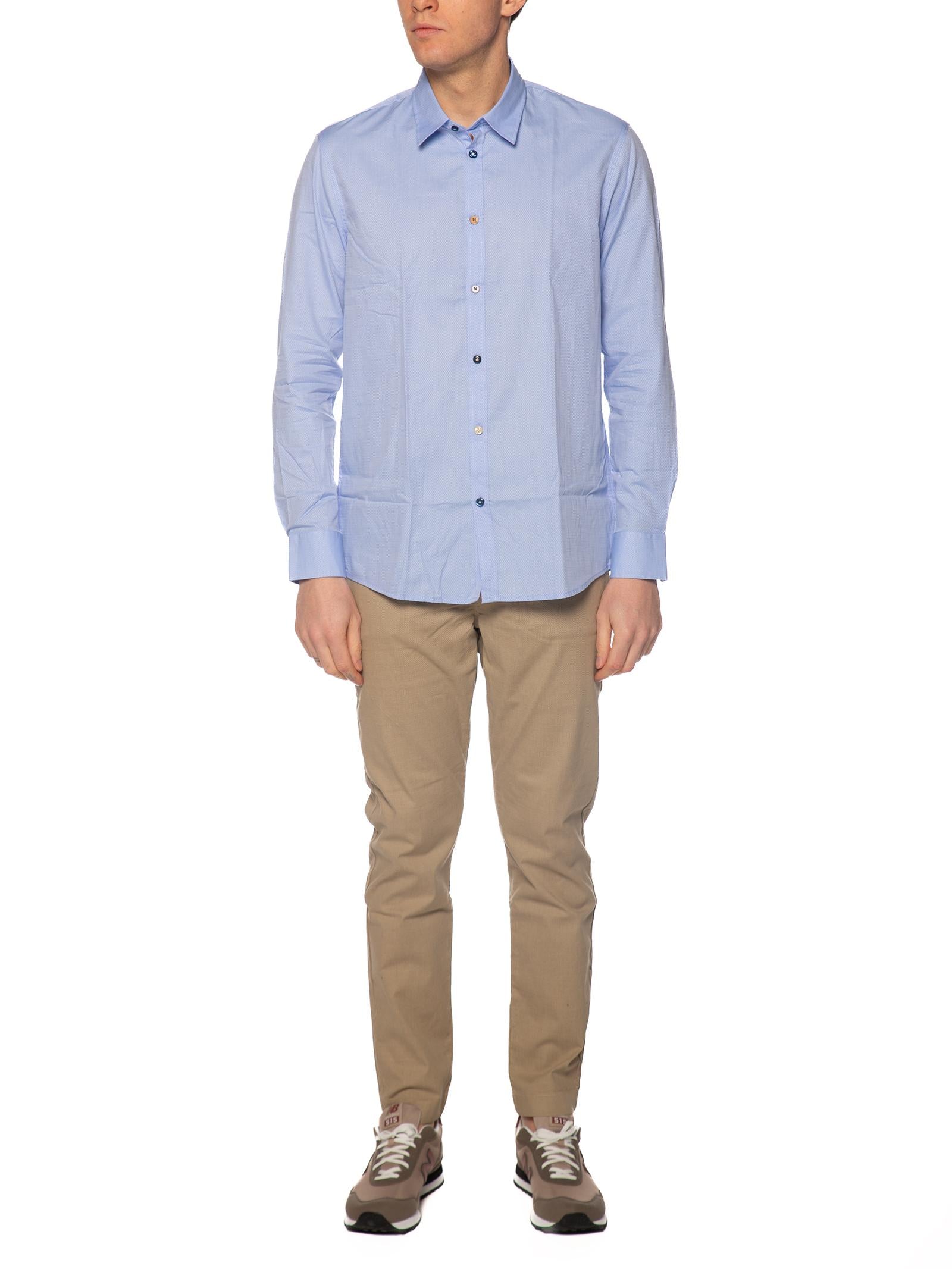 Camicia Seinse Celeste microfantasia CE1090 CELESTE SEINSE 