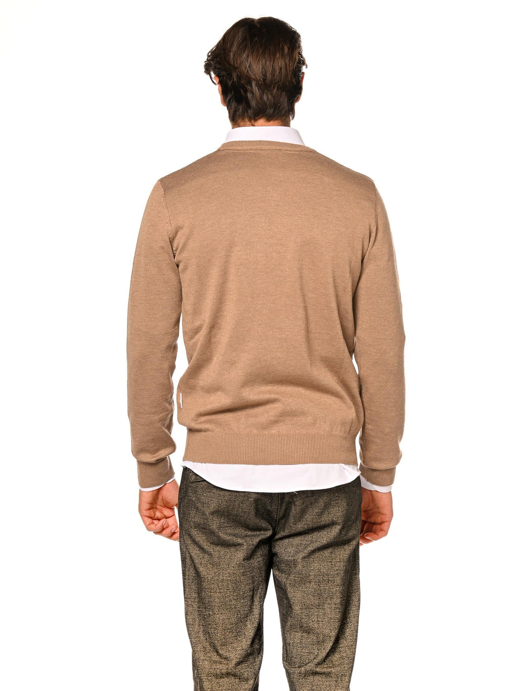 Maglia Seinse Cammello scollo a V MI3060 CAMMELLO SEINSE 
