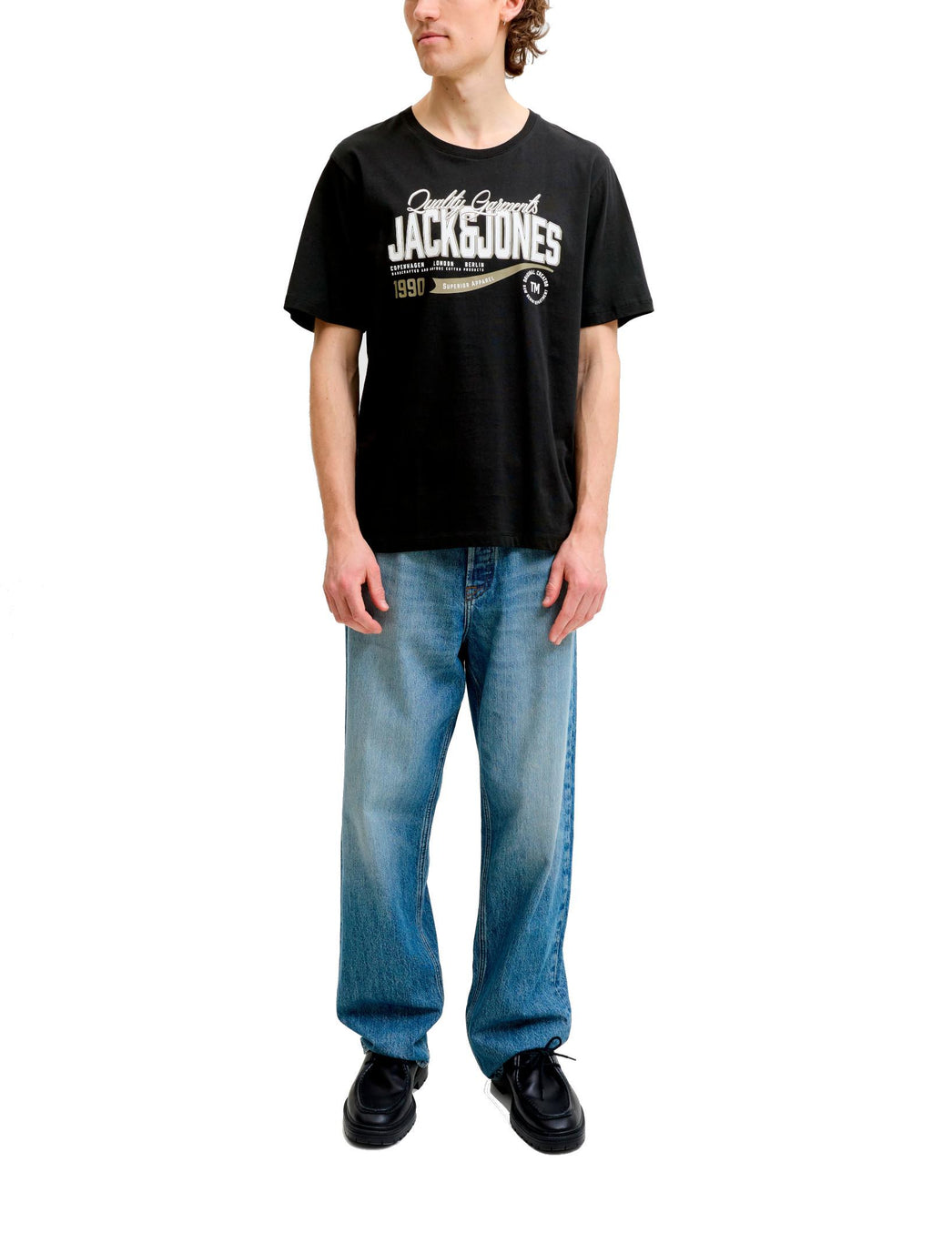 T-shirt Jack & Jones Logo Nero 12299017 /Black JACK & JONES 
