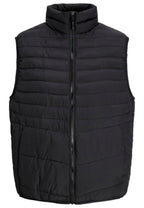 Gilet Jack & Jones Estate Nero collo alto 12256987 /Black JACK & JONES 