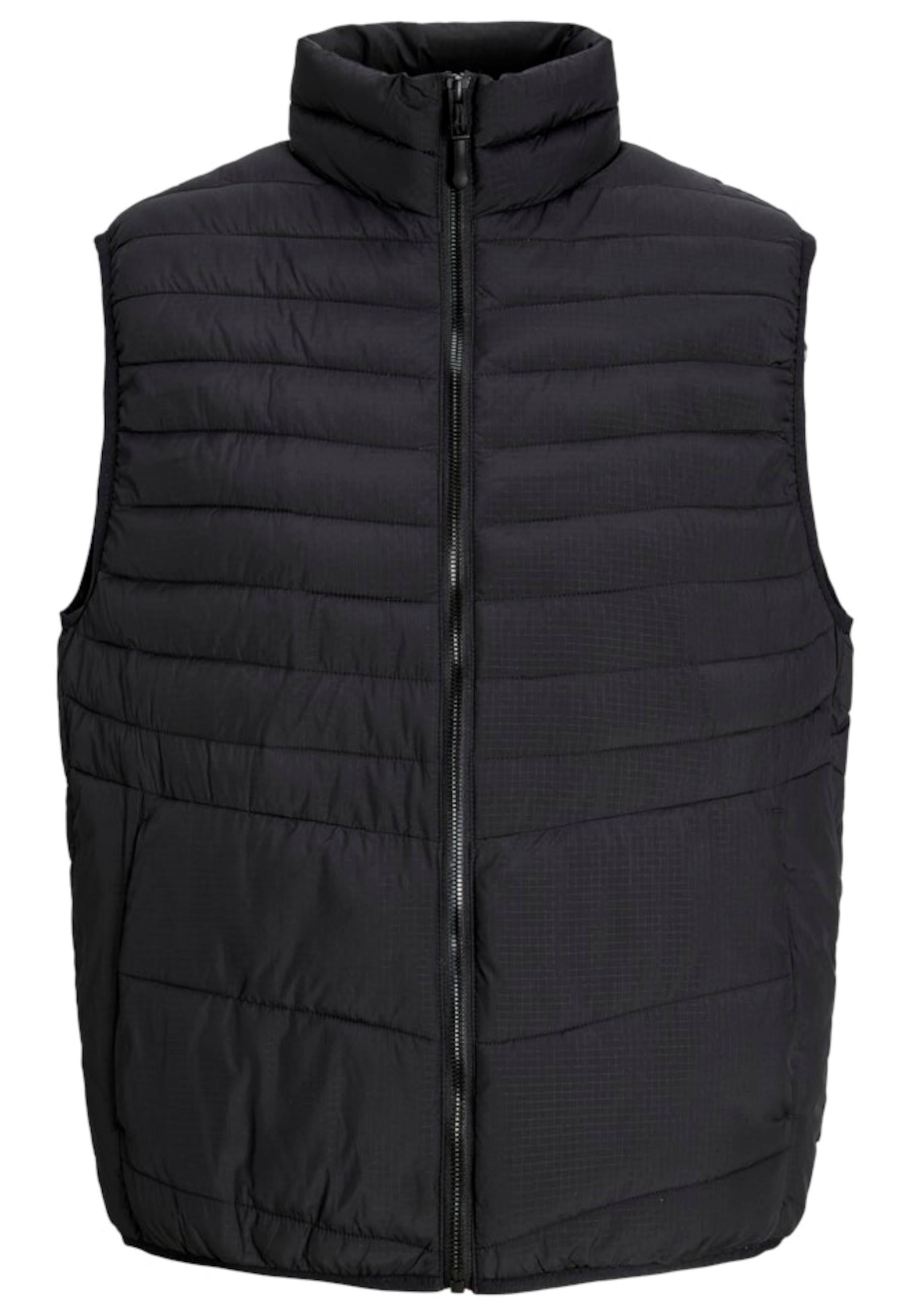 Gilet Jack & Jones Estate Nero collo alto 12256987 /Black JACK & JONES 