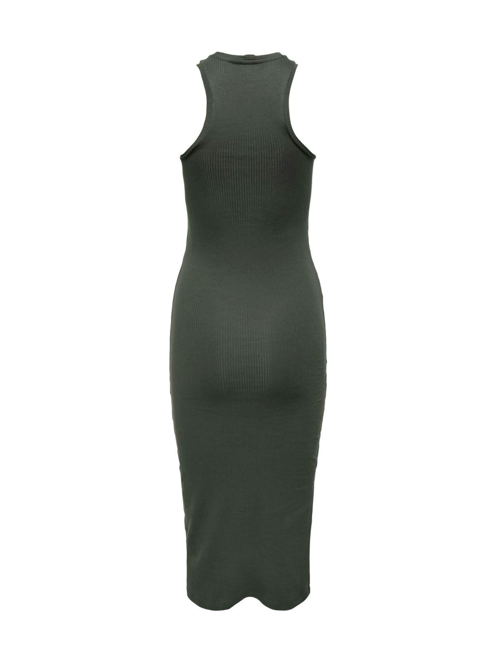 Abito Only Verde Belfast con scollo a O 15270619 /Beluga ONLY 