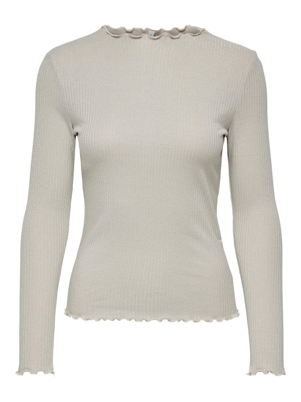 T-shirt Only Emma Beige con glitter 15331094 /Pumice Stone ONLY 