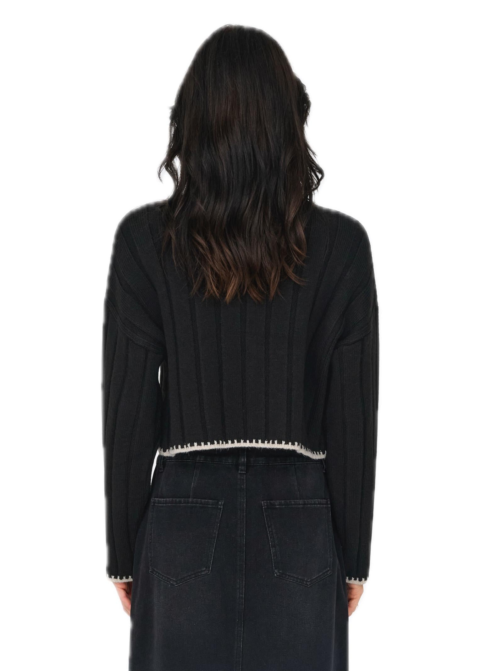 Maglia Only Chick Nero collo alto 15329963 /Black ONLY 