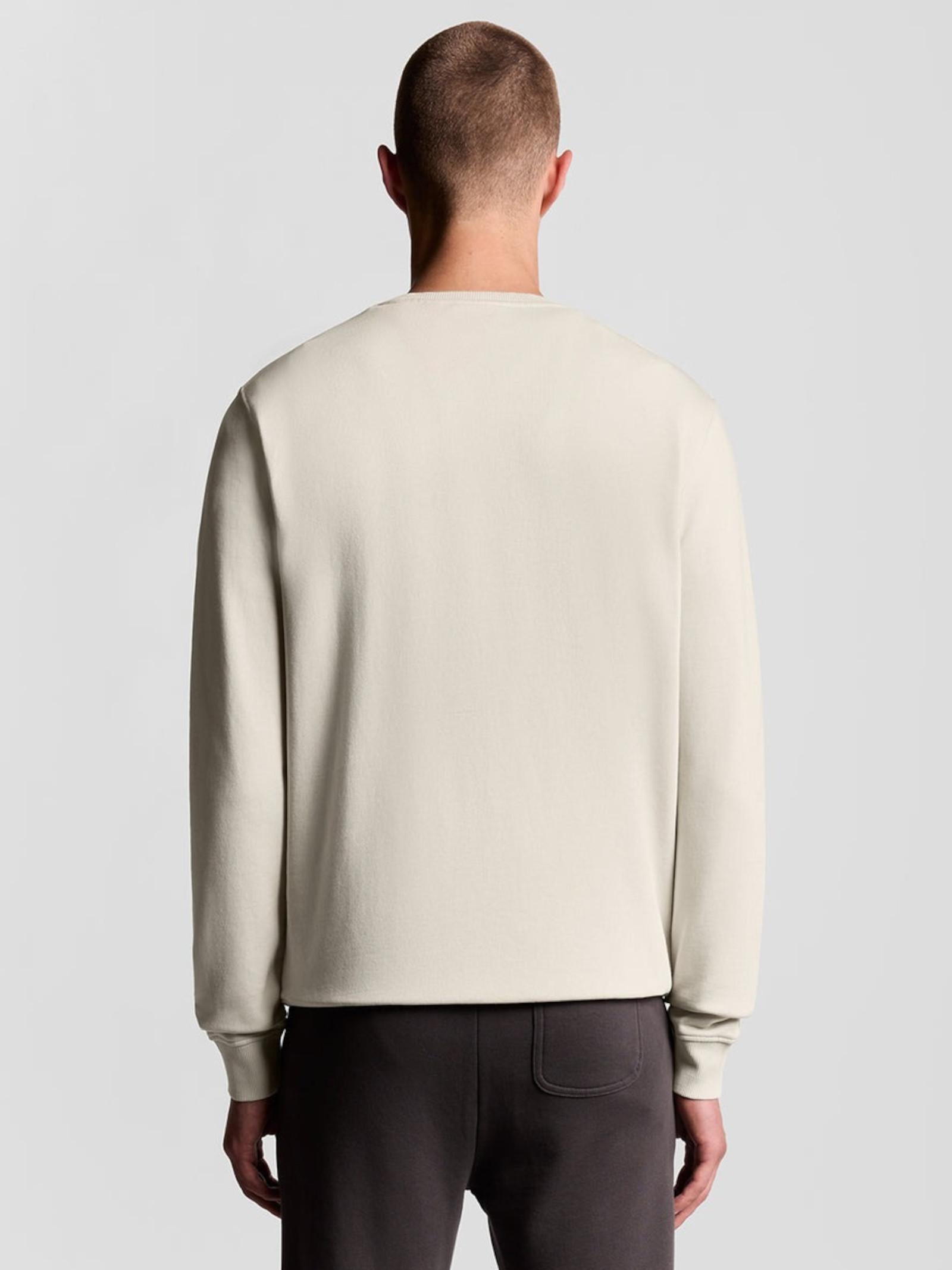 Felpa Lyle & Scott Beige girocollo ML424VOG COVE LYLE & SCOTT 