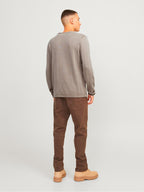 Maglia Jack & Jones Eleo Beige girocollo 12174001 /Crockery JACK & JONES 