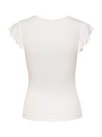 T-shirt Only Belia Bianco manica corta 15227187 /Cloud Dancer ONLY 
