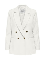 Blazer Only Bianco Astrid doppipetto 15294709 /Cloud Dancer ONLY 