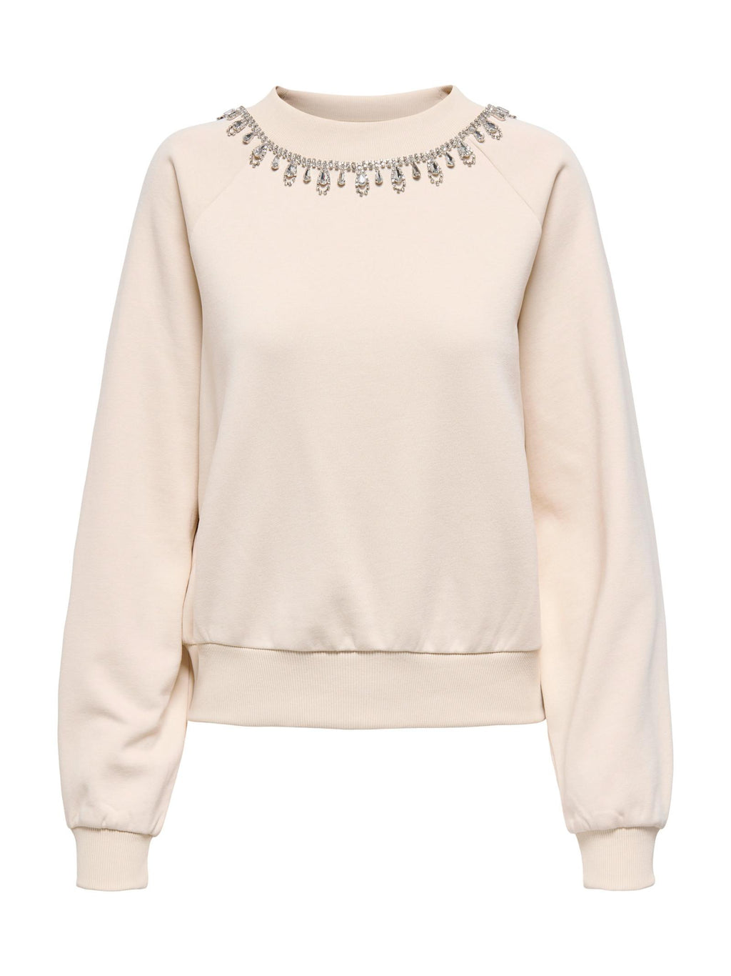 Felpa Only Jett Sabbia con perle 15355912 /Birch ONLY 