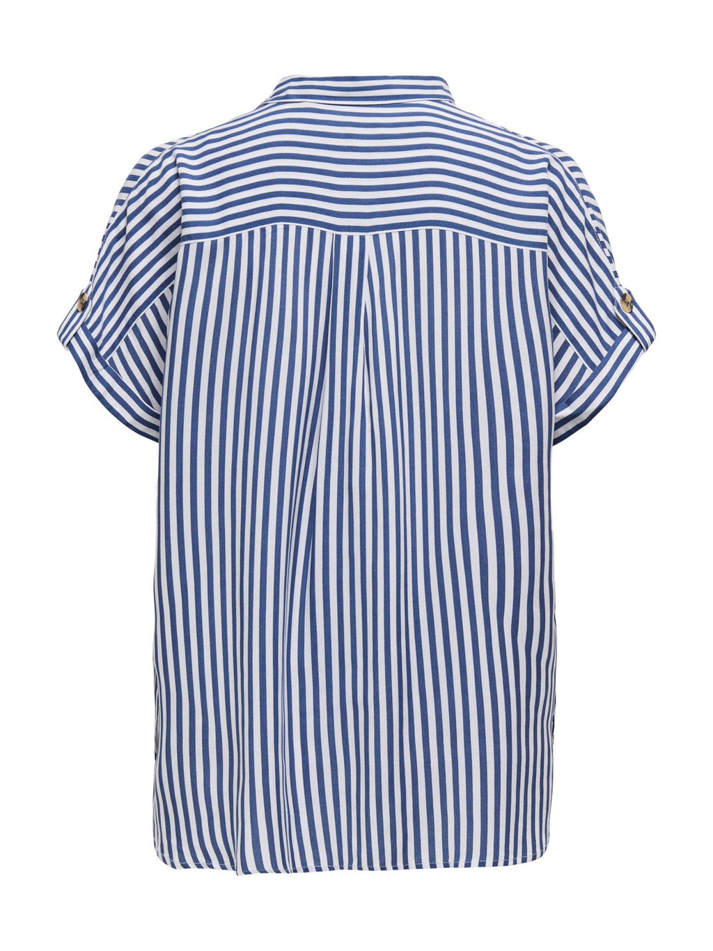 Camicia Only Blu bianco Yasmin a manica corta 15348758 /Peacoat ONLY 