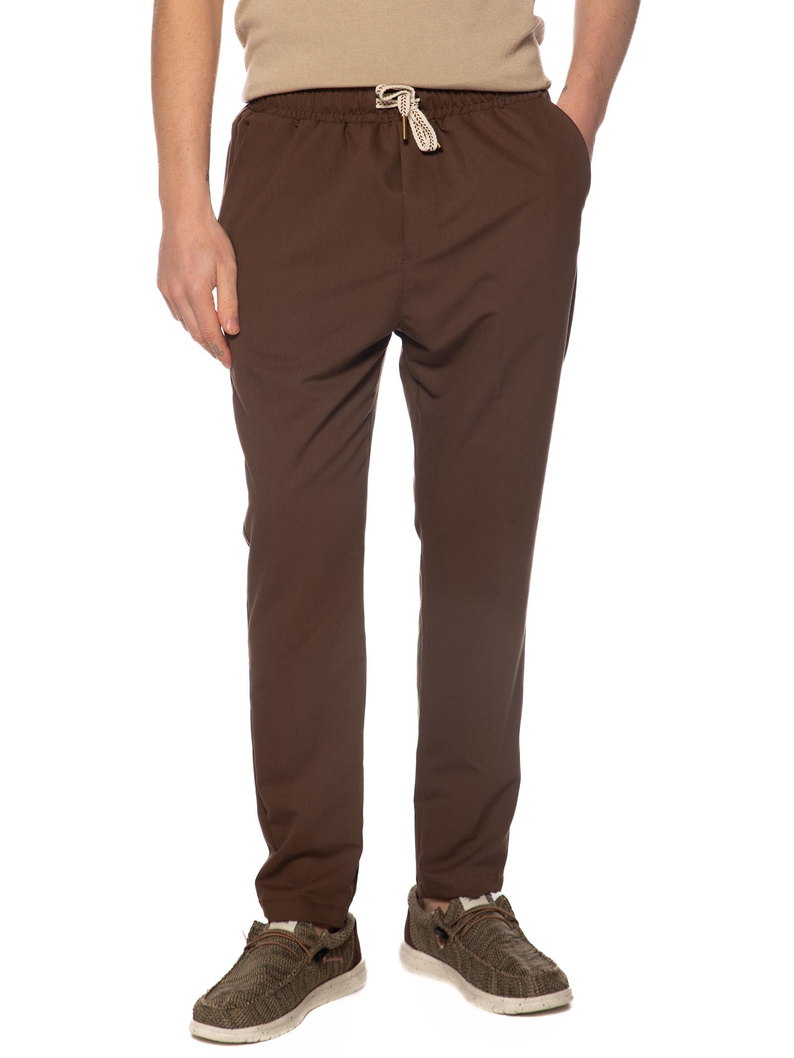Pantalaccio Gianni Lupo Marrone con elastico GL003BD CHOCOLATE GIANNI LUPO 