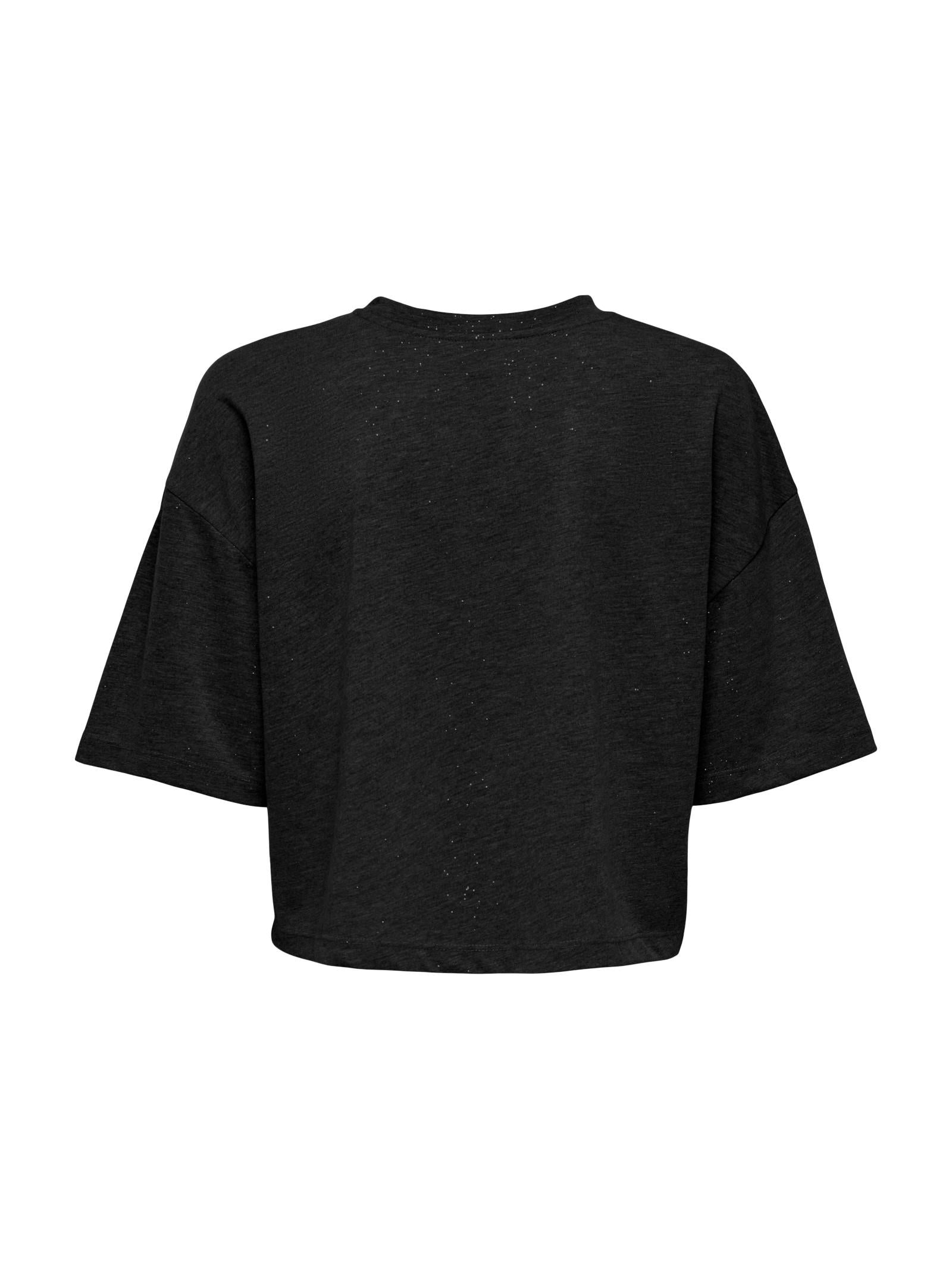 T-shirt Only Melle Nero cropped 15354907 /Black ONLY 
