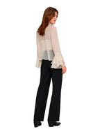 Blusa Only Ninna Beige collo annodato 15367241 /Oxford Tan ONLY 