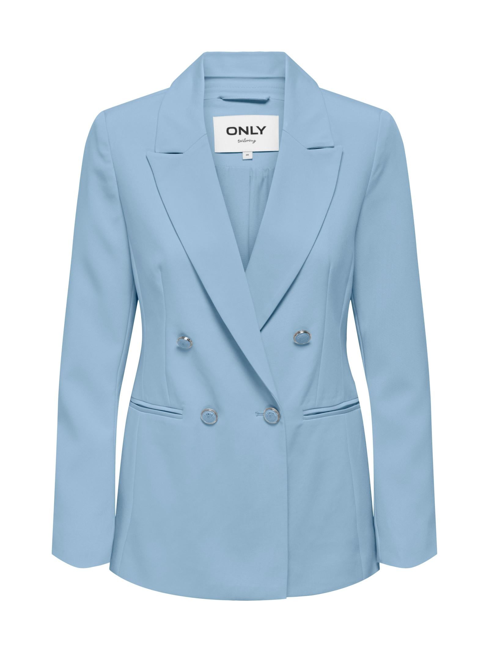 Blazer Only Azzurro Astrid doppipetto 15294709 /Soft Chambray ONLY 