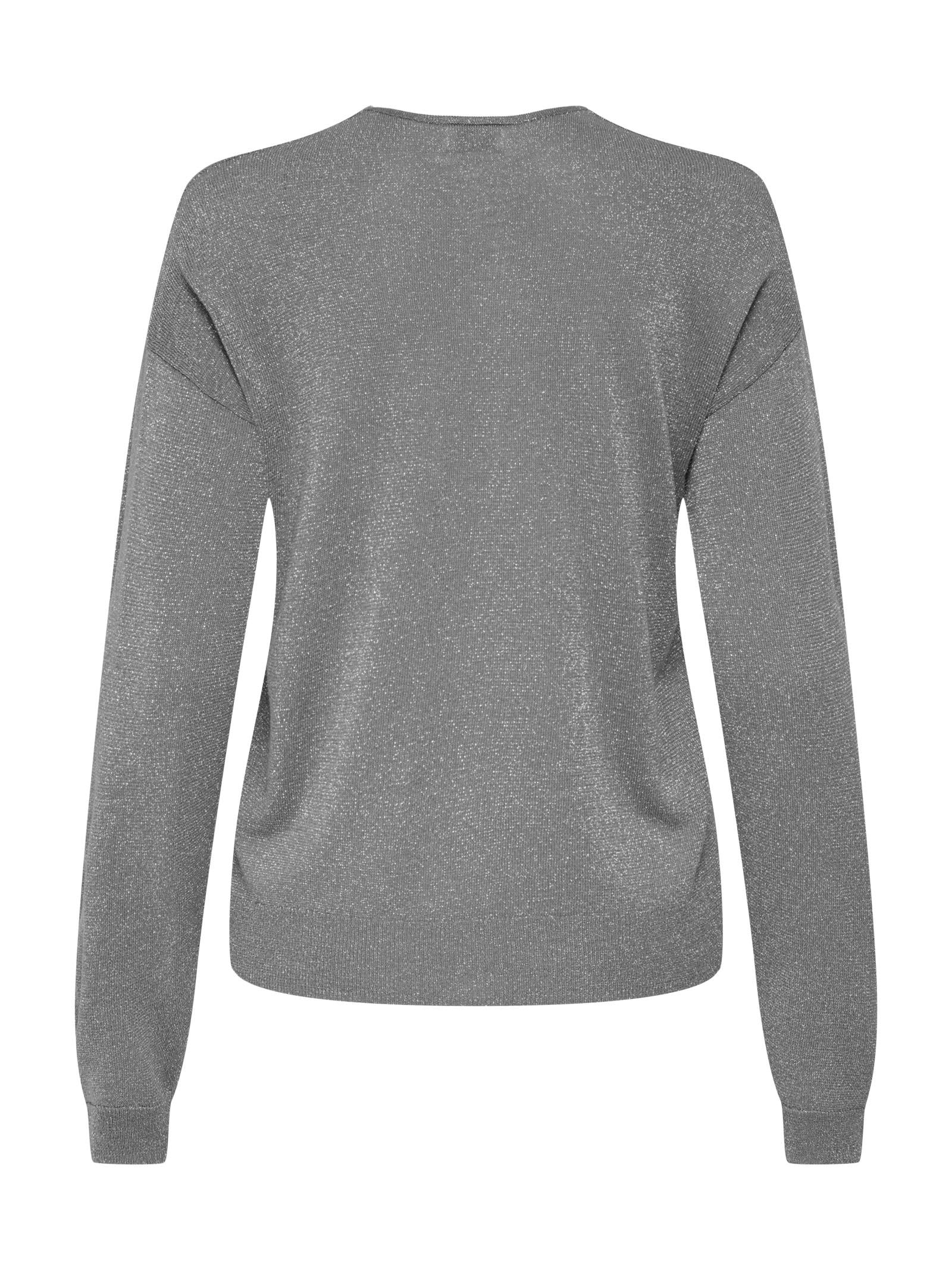 Maglia Jacqueline De Yong Bodilla Grigio scollo a V 15355560 /December Sky JDY 