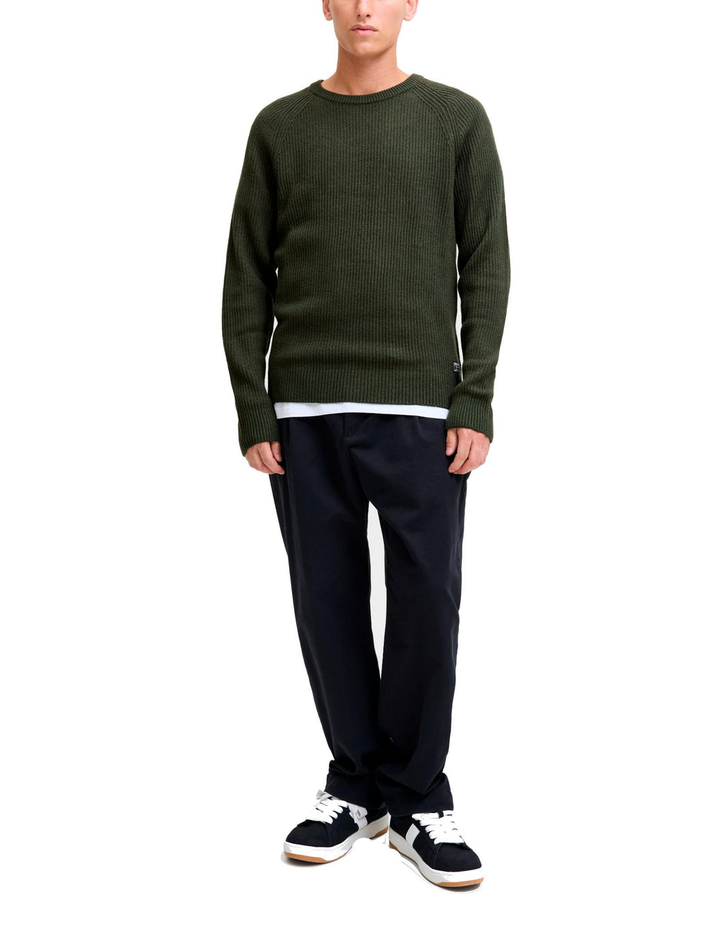 Maglia Jack & Jones Pannel Verde a costine 12278916 /Duffel Bag JACK & JONES 