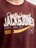 T-shirt Jack & Jones Marrone Logo 12299017 /Bitter Chocolate JACK & JONES 