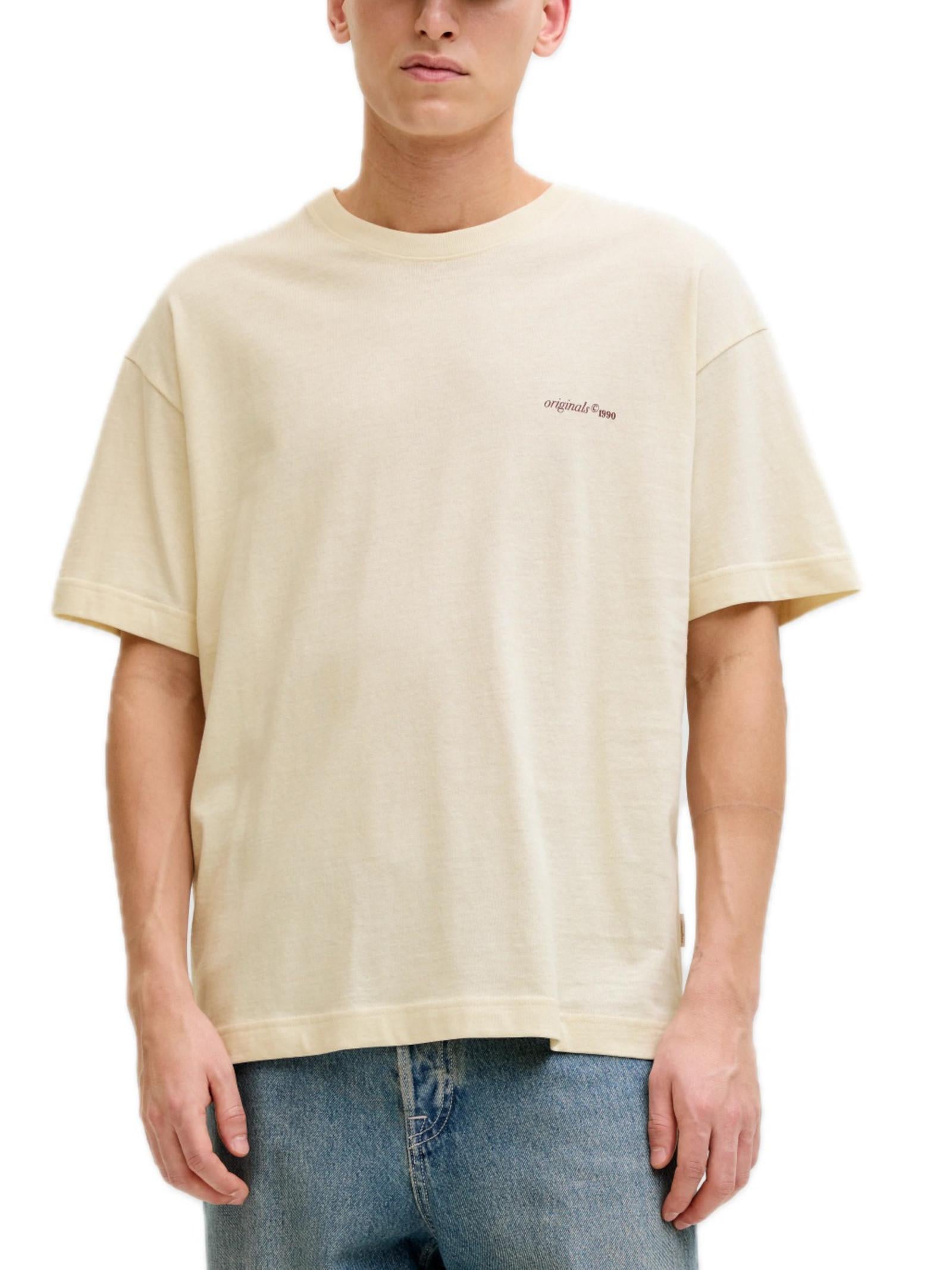 T-shirt Jack & Jones Panna Graphic stampa 12290892 /Antique White JACK & JONES 