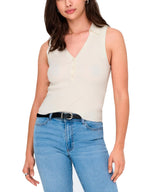 Top JDY Bianco Nanna in maglia 15351433 /Cloud Dancer JDY 