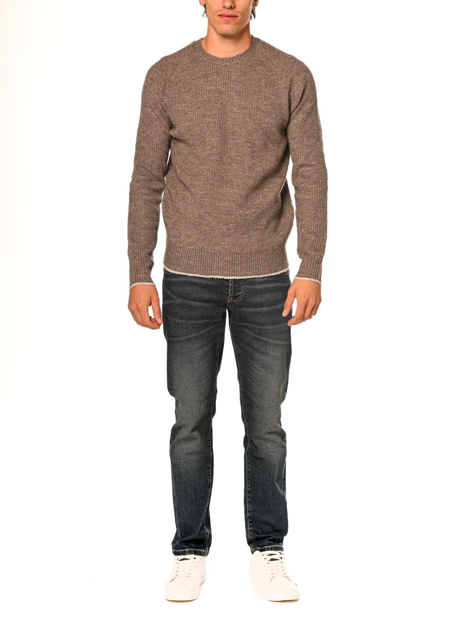 Maglia Seinse Fango a coste MI3041 FANGO SEINSE 